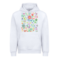 White cute birds t  shirt birds and blooms   cute floral pattern by cecca de Urban Hoodie - DesignPulse