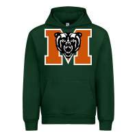 Forest Green mercer bears Urban Hoodie - DesignPulse