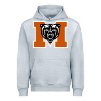 Heather Grey mercer bears Urban Hoodie - DesignPulse