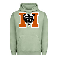 Pigment Oil Green mercer bears Urban Hoodie - DesignPulse