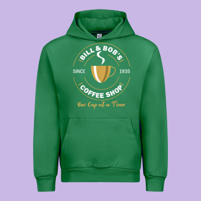 Bill And Bob Coffee Shop Aa Recovery Gift T Shirt Urban Hoodie Designed By Pixelwave