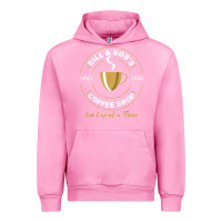Fuchsia Pink bill and bob coffee shop aa recovery gift t shirt Urban Hoodie - PixelWave