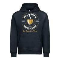 Navy bill and bob coffee shop aa recovery gift t shirt Urban Hoodie - PixelWave