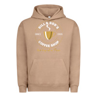 Pigment Burro bill and bob coffee shop aa recovery gift t shirt Urban Hoodie - PixelWave