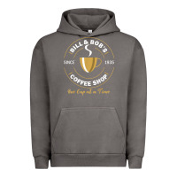 Pigment Tornado bill and bob coffee shop aa recovery gift t shirt Urban Hoodie - PixelWave