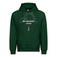 Forest Green the rapture is my retirement plan bible heaven jesus Urban Hoodie - PixelWave