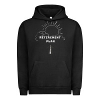 Pigment Black the rapture is my retirement plan bible heaven jesus Urban Hoodie - PixelWave