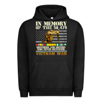 Pigment Black Vietnam War Veterans US Memorial Day In The Memory Of 58479 38 Urban Hoodie - PixelWave