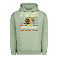 Pigment Oil Green Vietnam War Veterans US Memorial Day In The Memory Of 58479 38 Urban Hoodie - PixelWave