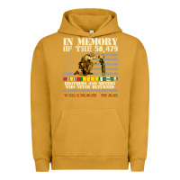 Pigment Peanut Butter Vietnam War Veterans US Memorial Day In The Memory Of 58479 38 Urban Hoodie - PixelWave