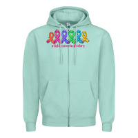 Seafoam fight cancer in all colors Zipper Hoodie - AdoDesignShop