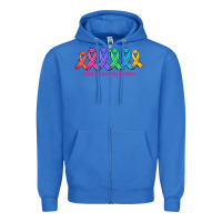 True Royal fight cancer in all colors Zipper Hoodie - AdoDesignShop