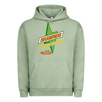 Pigment Oil Green brawndo the thirst mutilator   idiocracy inspired active Urban Hoodie - PixelWave