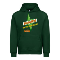 Forest Green brawndo the thirst mutilator   idiocracy inspired active Urban Hoodie - PixelWave