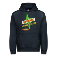 Navy brawndo the thirst mutilator   idiocracy inspired active Urban Hoodie - PixelWave
