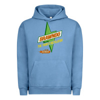 Pigment Pebble Blue brawndo the thirst mutilator   idiocracy inspired active Urban Hoodie - PixelWave