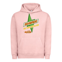 Pigment Salmon brawndo the thirst mutilator   idiocracy inspired active Urban Hoodie - PixelWave