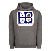 Pigment Tornado Coat of arms of Huntington Beach Urban Hoodie - PixelWave
