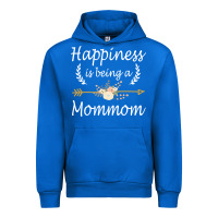 Cobalt happiness is being a mommom  cute mothers day gifts Urban Hoodie - PixelWave
