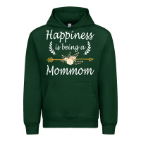 Forest Green happiness is being a mommom  cute mothers day gifts Urban Hoodie - PixelWave