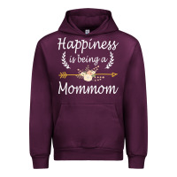 Mauve Wine happiness is being a mommom  cute mothers day gifts Urban Hoodie - PixelWave