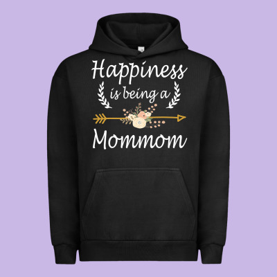 Happiness Is Being A Mommom  Cute Mothers Day Gifts Urban Hoodie Designed By Pixelwave