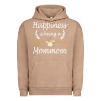 Pigment Burro happiness is being a mommom  cute mothers day gifts Urban Hoodie - PixelWave