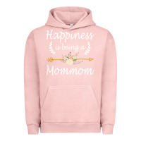 Pigment Salmon happiness is being a mommom  cute mothers day gifts Urban Hoodie - PixelWave