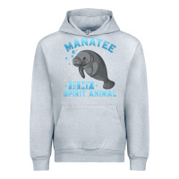Heather Grey manatee gifts Urban Hoodie - PixelWave