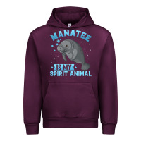 Mauve Wine manatee gifts Urban Hoodie - PixelWave