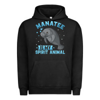 Pigment Black manatee gifts Urban Hoodie - PixelWave