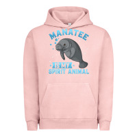 Pigment Salmon manatee gifts Urban Hoodie - PixelWave