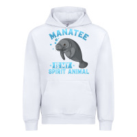 White manatee gifts Urban Hoodie - PixelWave