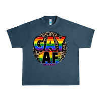 Midnight Navy Gay af Urban Heavy Tee - FaDigitalArtStudio