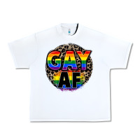 White Gay af Urban Heavy Tee - FaDigitalArtStudio