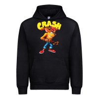 Black crash bandicoot Urban Hoodie - PixelWave