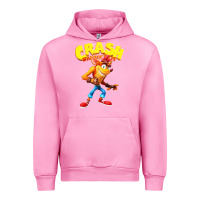 Fuchsia Pink crash bandicoot Urban Hoodie - PixelWave