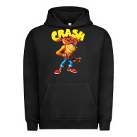 Pigment Black crash bandicoot Urban Hoodie - PixelWave
