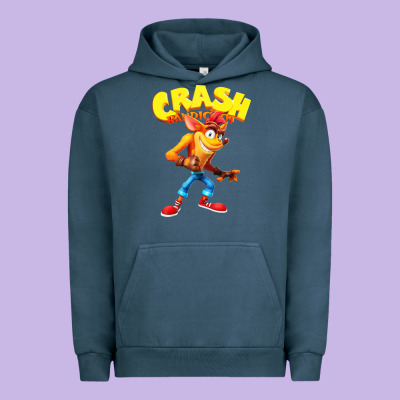 Crash Bandicoot Urban Hoodie Designed By Pixelwave