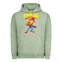 Pigment Oil Green crash bandicoot Urban Hoodie - PixelWave