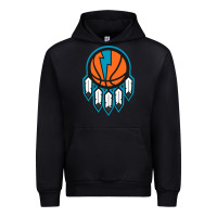 Black OKC Thunder Dreamcatcher 1 Urban Hoodie - PixelWave