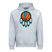 Heather Grey OKC Thunder Dreamcatcher 1 Urban Hoodie - PixelWave