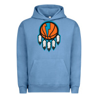Pigment Pebble Blue OKC Thunder Dreamcatcher 1 Urban Hoodie - PixelWave