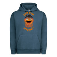 Pigment Midnight Navy chaos reigns keep it gritty Urban Hoodie - PixelWave
