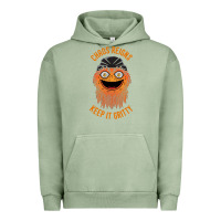 Pigment Oil Green chaos reigns keep it gritty Urban Hoodie - PixelWave