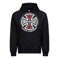 Black independent company cross skateboard Urban Hoodie - PixelWave