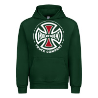 Forest Green independent company cross skateboard Urban Hoodie - PixelWave