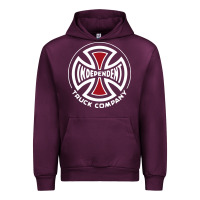 Mauve Wine independent company cross skateboard Urban Hoodie - PixelWave