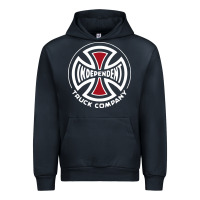 Navy independent company cross skateboard Urban Hoodie - PixelWave