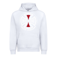 White independent company cross skateboard Urban Hoodie - PixelWave